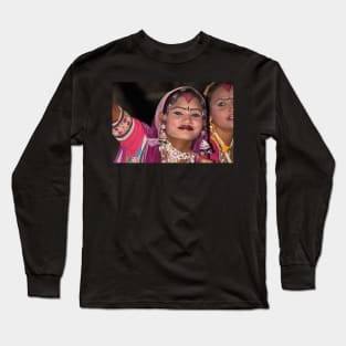 Dancers in Rajasthan, India Long Sleeve T-Shirt